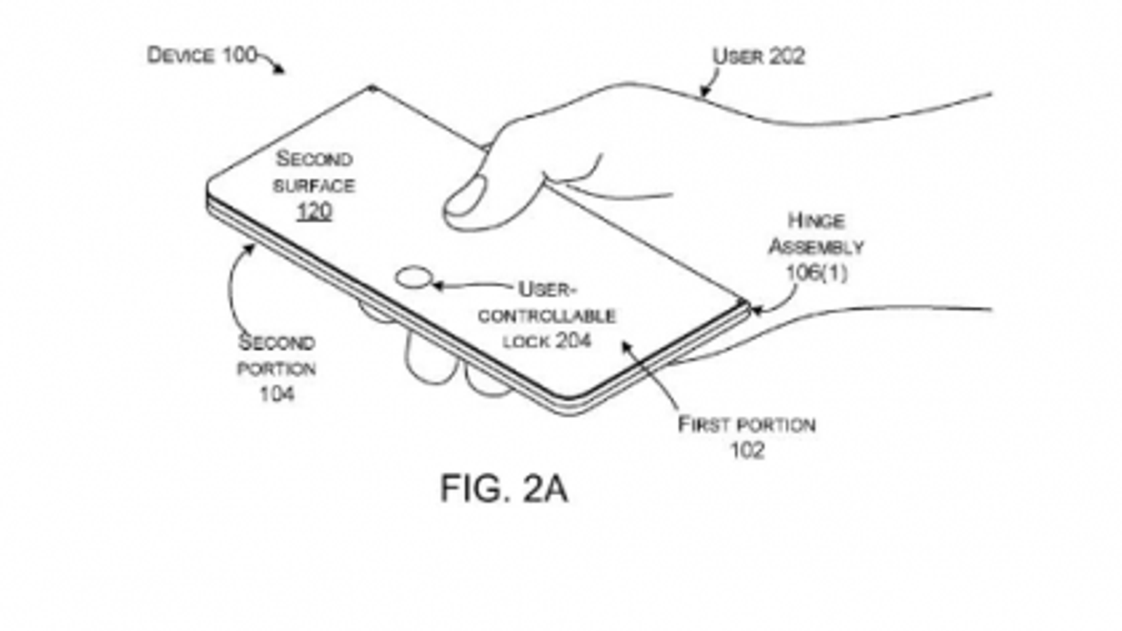 Сгибающийся смартфон Microsoft получит кнопку блокировки открытия Сгибающийся смартфон Microsoft получит кнопку блокировки открытия