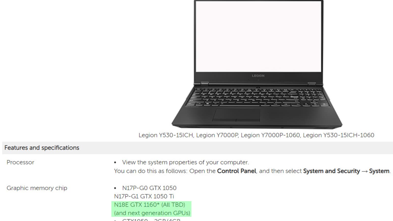 Lenovo подтверждает скорый выпуск серии мобильных 3D-карт Nvidia GeForce GTX 11