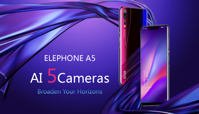 Пятикамерный смартфон Elephone A5 оценили в 0