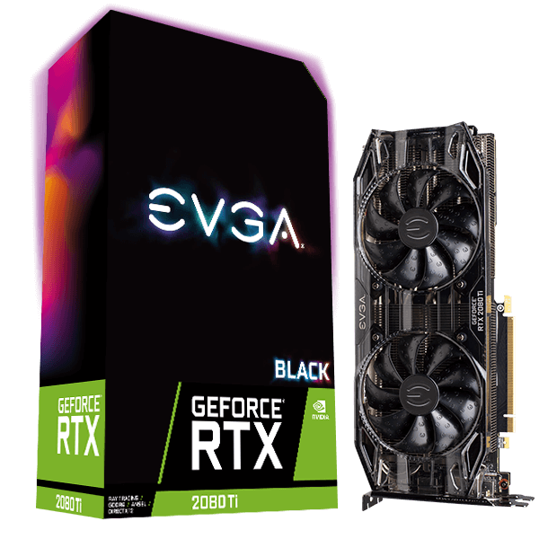 Представлена видеокарта EVGA GeForce RTX 2080 Ti Black Edition ценой 00: частоты референсные, а кулер – нет
