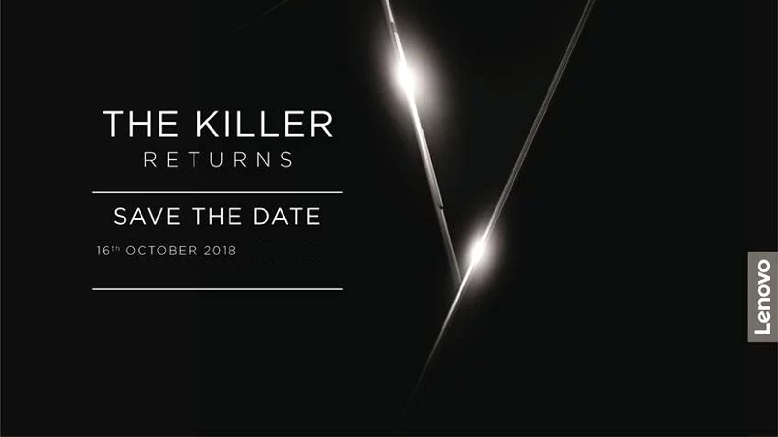 Lenovo рекламирует «возвращение убийцы»