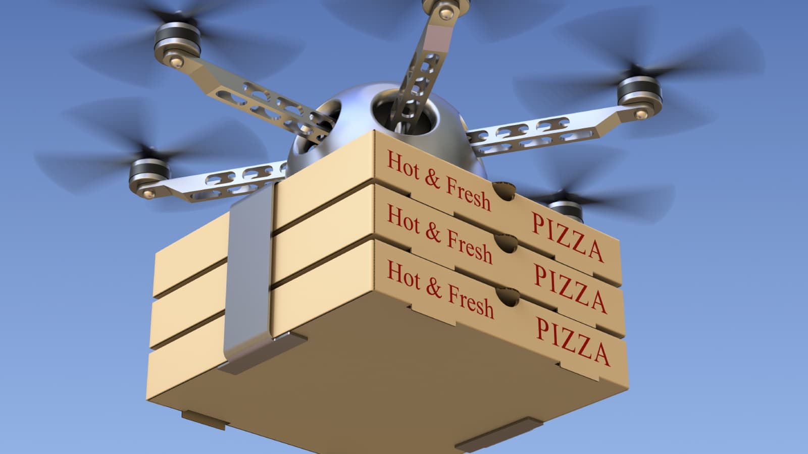 Uber хочет запустить сервис доставки еды дронами