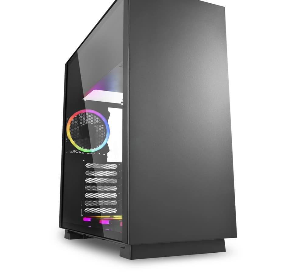 Переднюю панель корпуса Sharkoon Pure Steel невозможно сделать проще