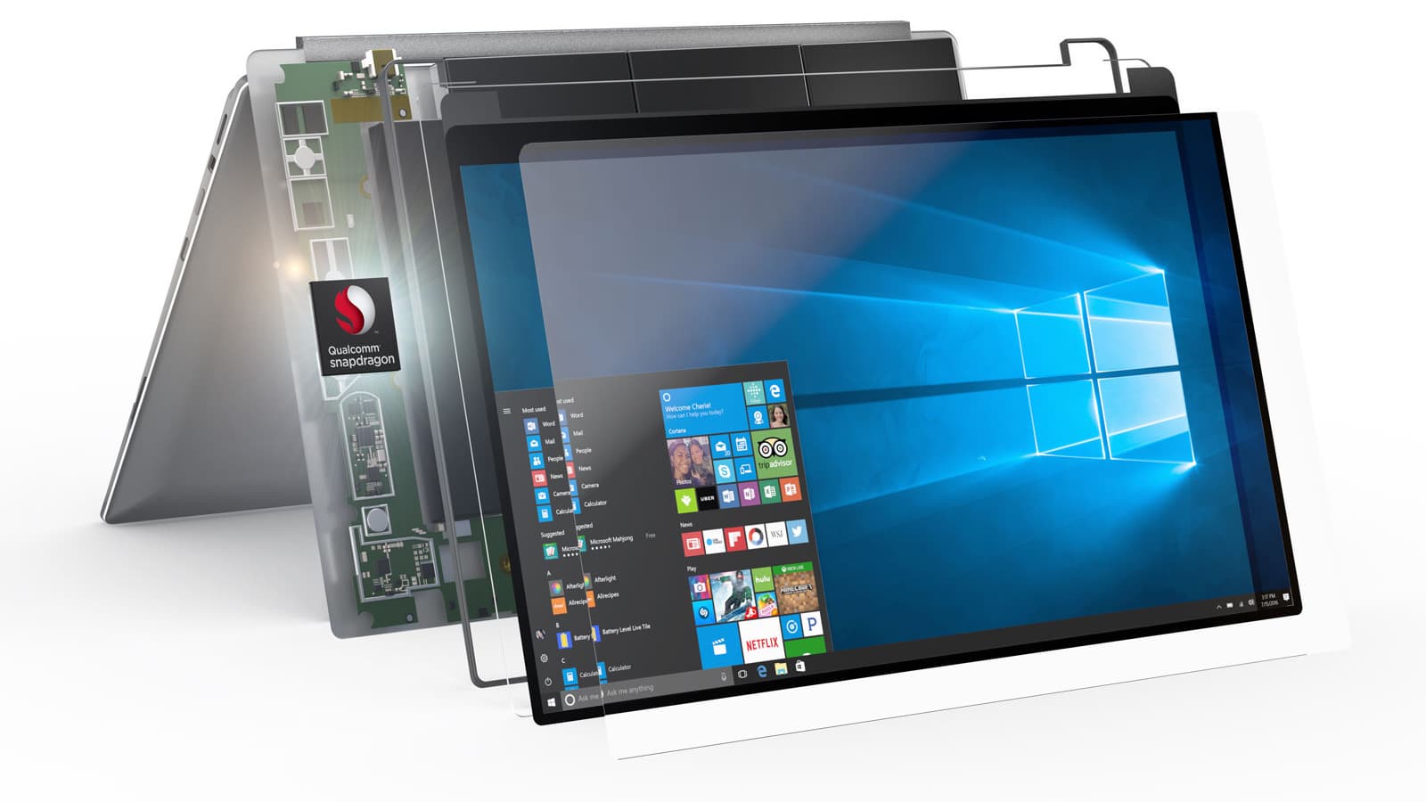 SoC Snapdragon 8180 для ноутбуков с Windows 10 будет работать на частоте 3 ГГц