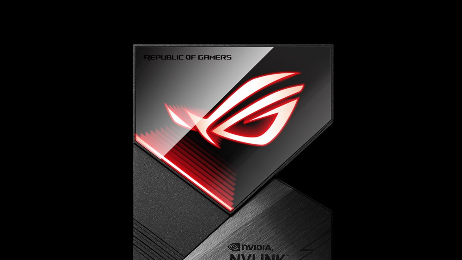 Мостики Asus ROG-NVLink для объединения новых видеокарт Nvidia выделяются настраиваемой подсветкой