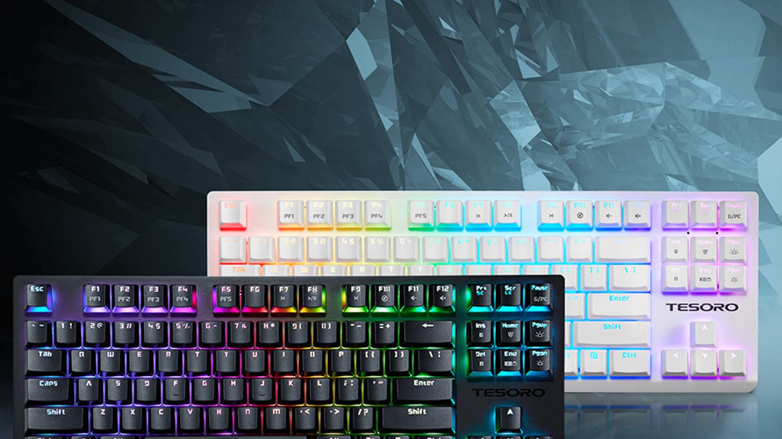 Механическая клавиатура Tesoro GRAM Spectrum TKL насчитывает 87 клавиш