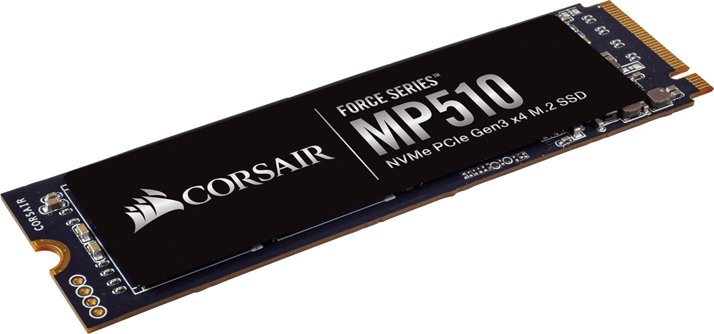 Скорость чтения SSD Corsair Force Series MP510 типоразмера M.2 достигает 3480 МБ/с