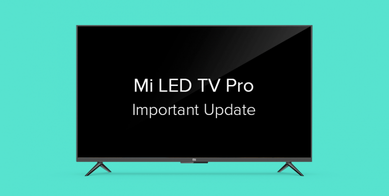 Xiaomi выпустила первое в истории обновление для своих телевизоров Xiaomi выпустила первое в истории обновление для своих телевизоров