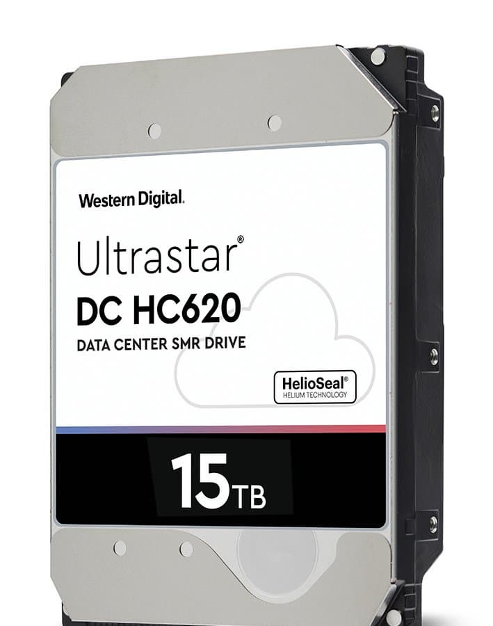 Объем жесткого диска Ultrastar DC HC620 — 15 ТБ