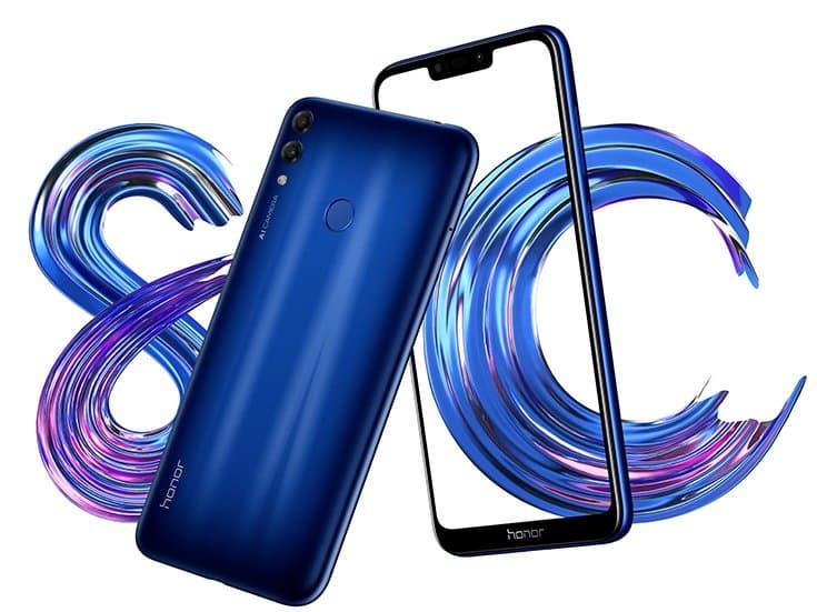 Huawei представила дешёвый смартфон Honor 8C с большим дисплеем и двойной камерой