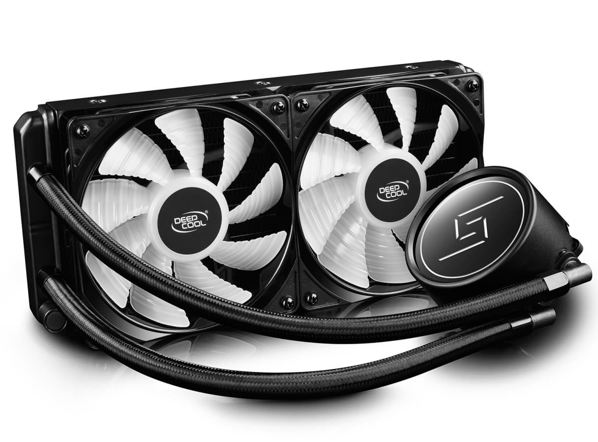 Система жидкостного охлаждения Deepcool Gammaxx L240 украшена полноцветной подсветкой