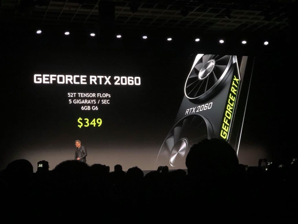 Видеокарта Nvidia GeForce RTX 2060 представлена официально: производительность уровня GeForce GTX 1070 Ti при цене 0