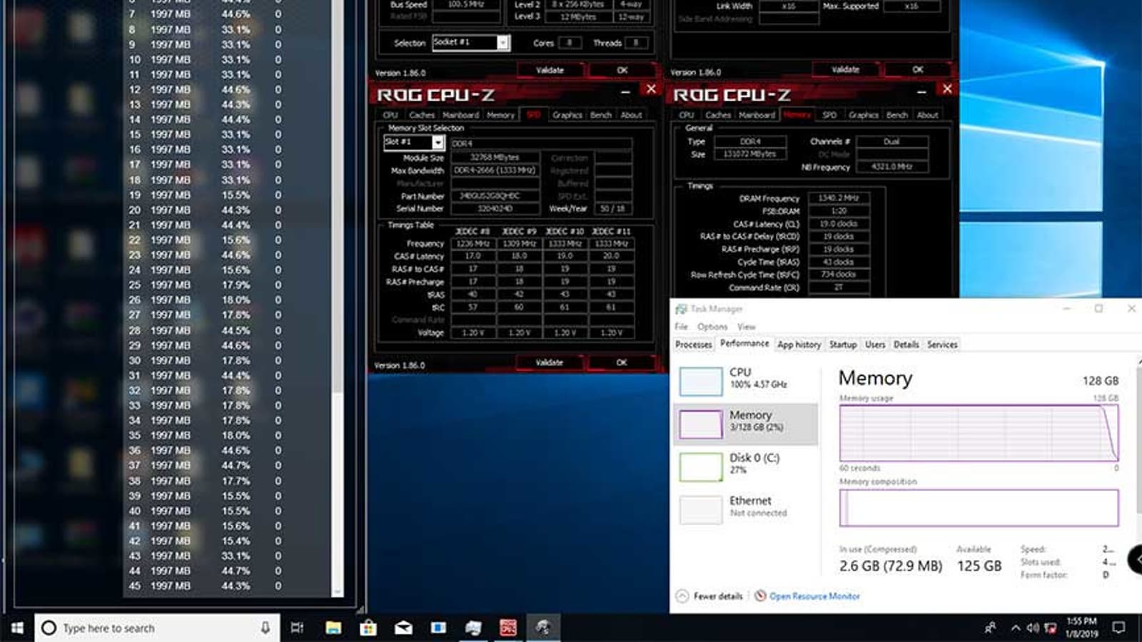 Системные платы Asus на чипсете Z390 теперь поддерживают до 128 ГБ ОЗУ