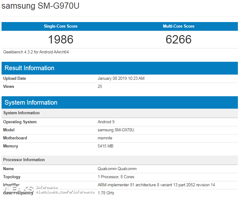 Samsung Galaxy S10 Lite демонстрирует очень слабые результаты в Geekbench Samsung Galaxy S10 Lite демонстрирует очень слабые результаты в Geekbench