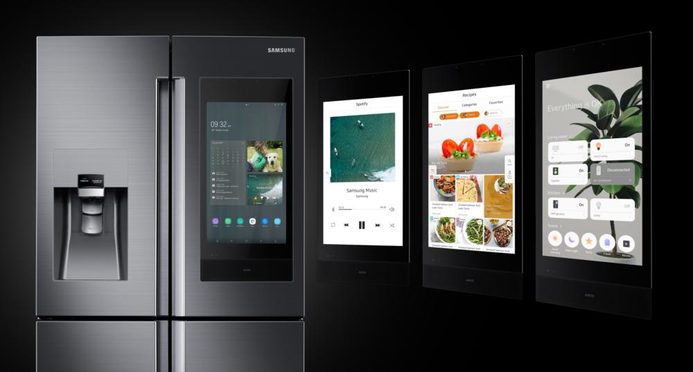 Новый умный холодильник Samsung Family Hub позвонит на смартфон, если дверца осталась открытой Новый умный холодильник Samsung Family Hub позвонит на смартфон, если дверца осталась открытой