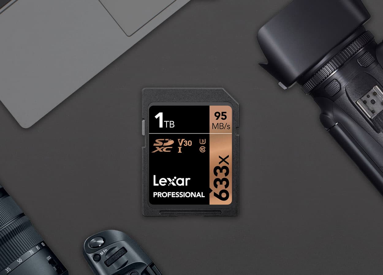Начались продажи карт памяти Lexar Professional 633x SDXC UHS-I объемом 1 ТБ