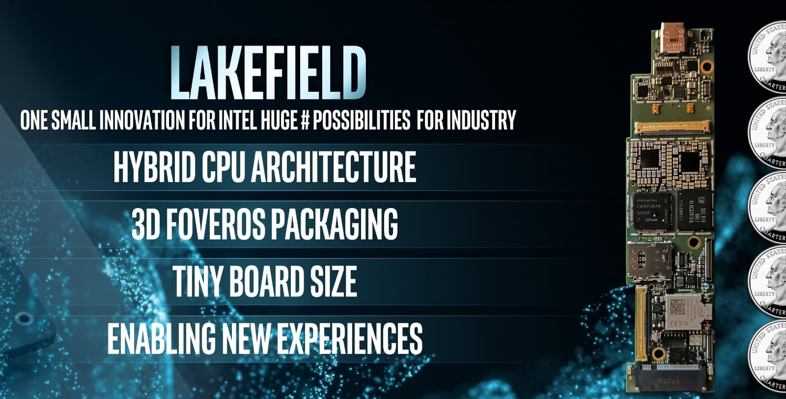 Представлен Intel Lakefield: первый в сегменте пятиядерный CPU с ядрами разной архитектуры и объёмной компоновкой Foveros