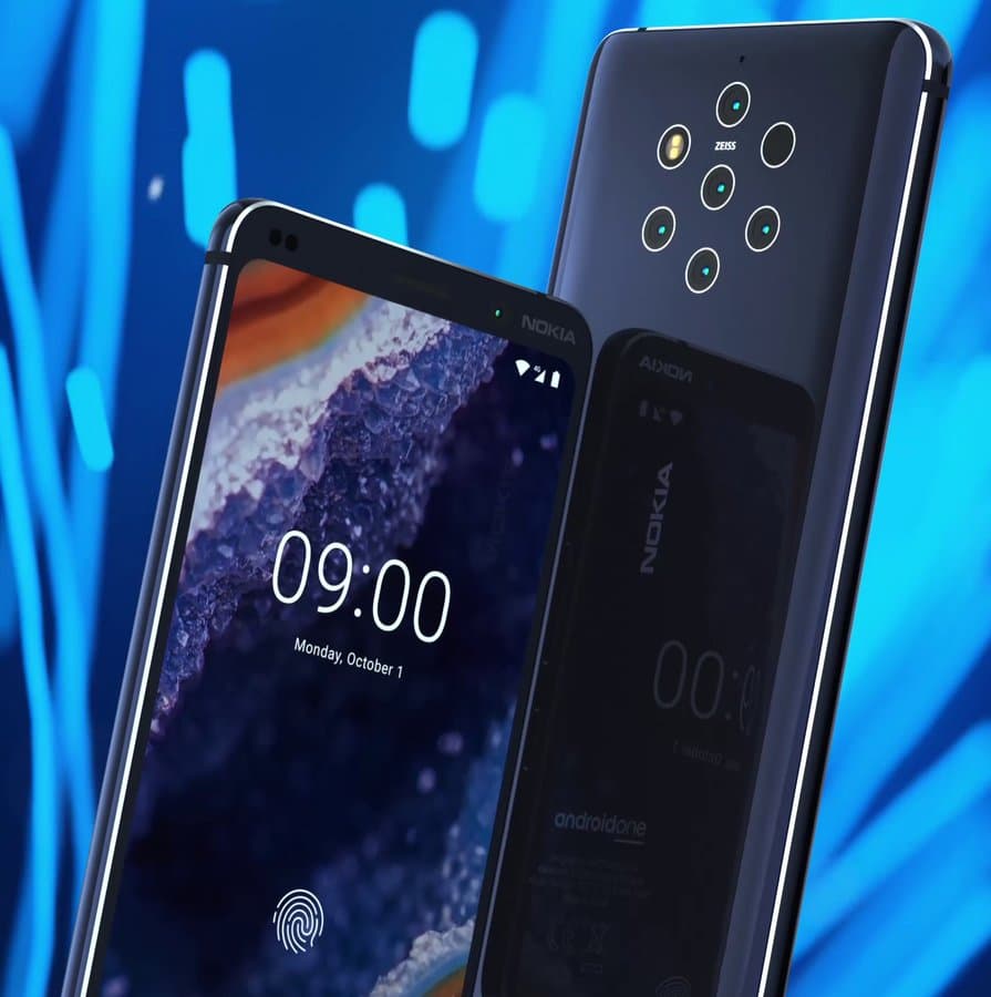 Стала известна стоимость и сроки премьеры флагманского смартфона Nokia 9 PureView с пентакамерой