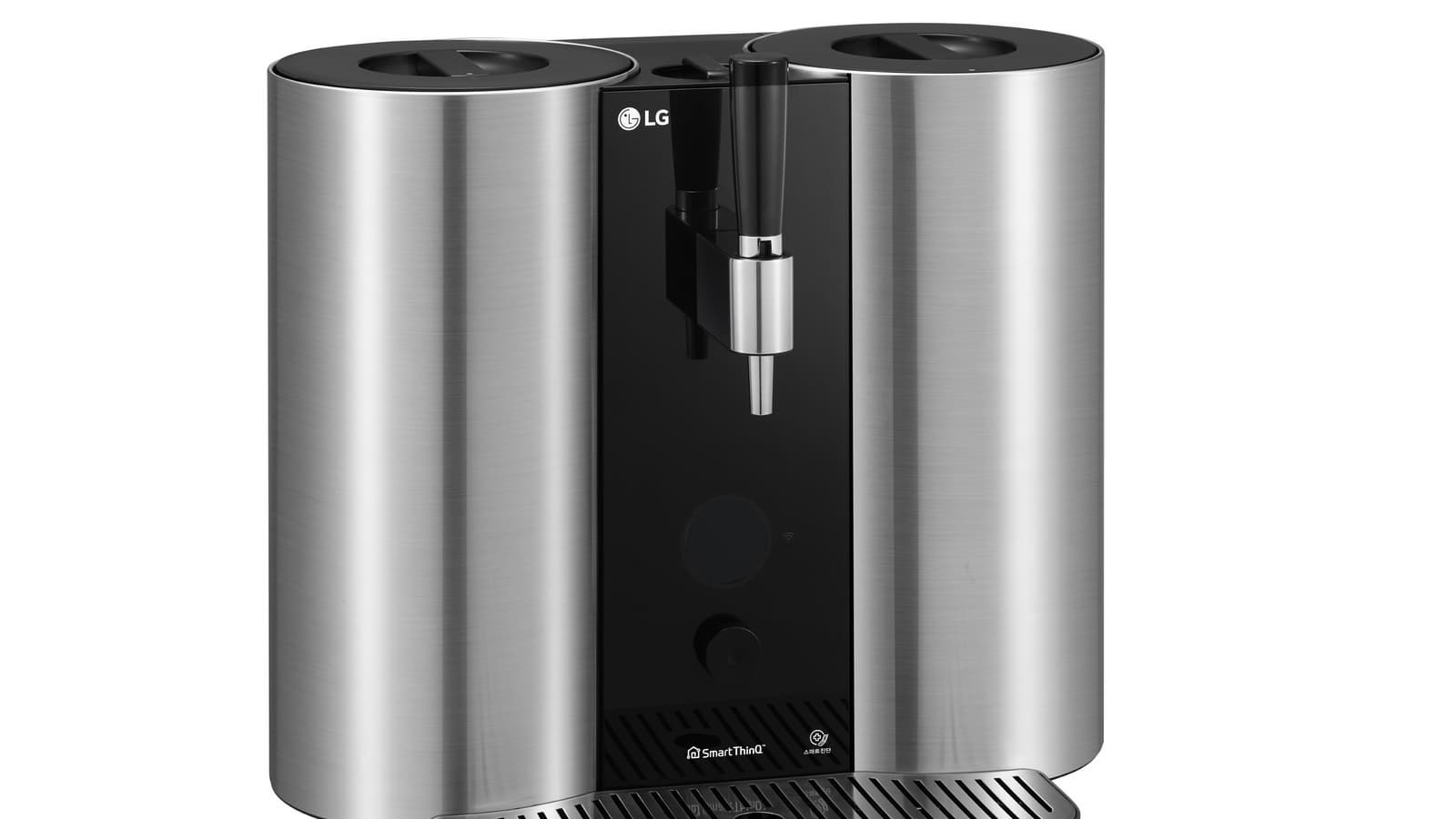 LG привезла на CES 2019 свою домашнюю настольную капсульную пивоварню HomeBrew