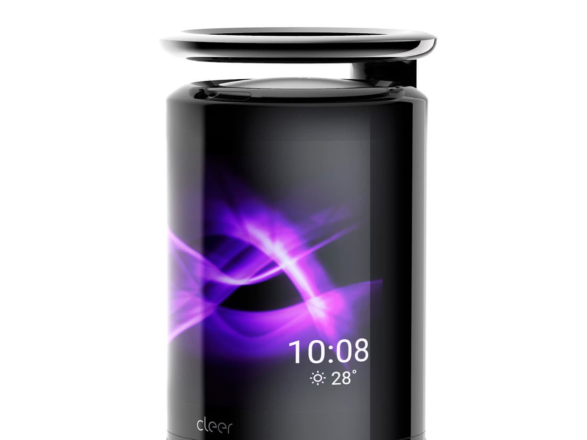 Cleer Mirage — умная колонка, обернутая дисплеем AMOLED