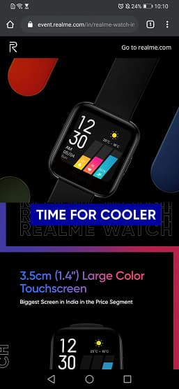 Дешевый клон Apple Watch рассекречен до анонса. Умные часы Realme Watch в деталях