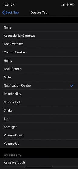 Смартфоны iPhone с iOS 14 смогут распознавать двойное и тройное постукивание по задней панели