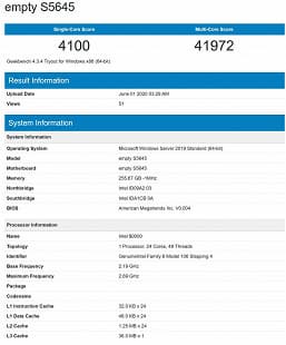 В базе данных Geekbench появился 24-ядерный процессор Intel Xeon (Ice Lake-SP)
