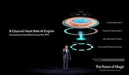 Круглый экран AMOLED 1,43 дюйма, более 100 режима тренировок, GPS и NFC, датчики ЧСС и SpO2, 14 дней автономной работы за 230 евро.  Умные часы Honor Watch GS 3 представлены в Европе