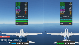 Трехлетняя 3D-карта GeForce GTX 1650 на 15-20% быстрее новейшей Intel Arc A370M в популярных играх