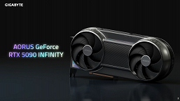 Одна из самых странных на вид видеокарт. Gigabyte показала Aorus GeForce RTX 5090 Infinity, которая не похожа на другие модели