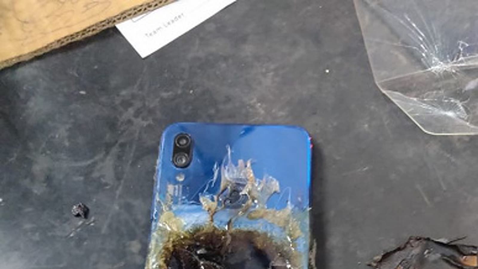 Сверхпопулярный Redmi Note 7S воспламенился и сгорел, ответ Xiaomi смехотворен