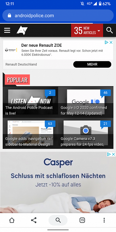 Google упрощает мобильный браузер Chrome, а пользователи не рады