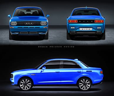 Как бы выглядели Москвич-2140 и ЛуАЗ-969, если бы их начали выпускать в 2020 году? Дизайнер осовременил классические советские авто