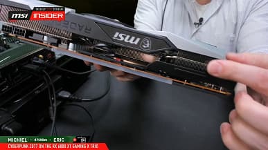Компания MSI показала видеокарту Radeon RX 6800 XT Gaming X Trio и подтвердила выпуск модели RX 6900 XT Gaming X Trio 