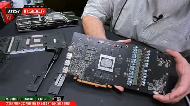 Компания MSI показала видеокарту Radeon RX 6800 XT Gaming X Trio и подтвердила выпуск модели RX 6900 XT Gaming X Trio 