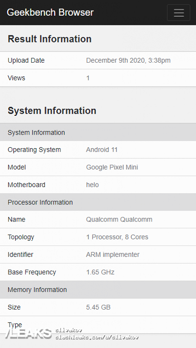 Google Pixel Mini уже сравнили с Xiaomi Mi 10i и Redmi Note 9 Pro 5G