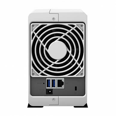 Хранилище с сетевым подключением Synology DiskStation DS220j вмещает два накопителя