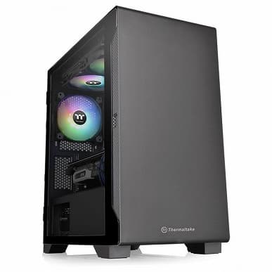 На верхней панели корпуса Thermaltake S100 помещается 200-миллиметровый вентилятор