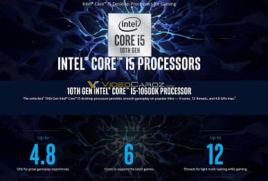 Официально про Core i9-10900K. Десять ядер и частота до 5,3 ГГц