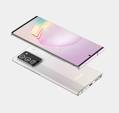 Именно так с большой долей вероятности будет выглядеть Samsung Galaxy Note20+