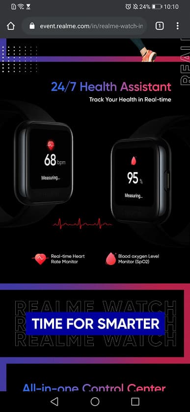 Дешевый клон Apple Watch рассекречен до анонса. Умные часы Realme Watch в деталях