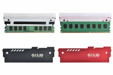 Радиаторы Gelid Lumen, украшенные подсветкой RGB, предназначены для модулей памяти