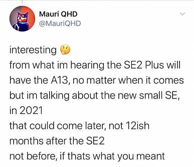 Слух: iPhone SE Plus и iPhone SE 3 не получат новых процессоров