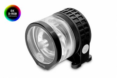 Помпа EK-Quantum Inertia D5 PWM D-RGB предложена в двух вариантах
