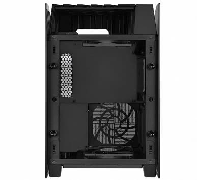 В корпусе SilverStone Lucid LD03-AF видеокарта располагается вертикально