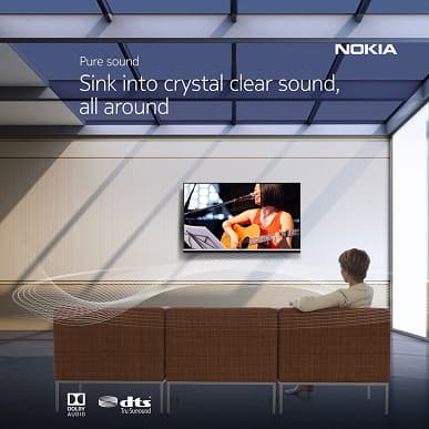 4K OLED, Android TV и мощные динамики JBL. Представлен новый умный телевизор Nokia с огромной скидкой