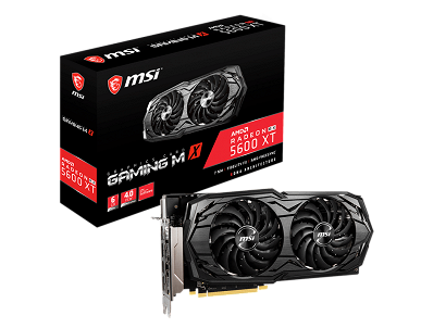 Серия видеокарт MSI Radeon RX 5600 XT Gaming M включает две модели