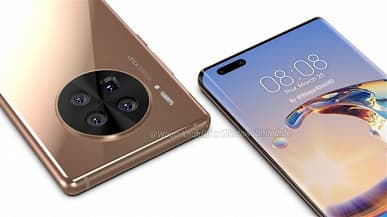 Экран-водопад, топовая квадрокамера Leica и Kirin 9000. Huawei Mate 40 Pro позирует на качественных рендерах