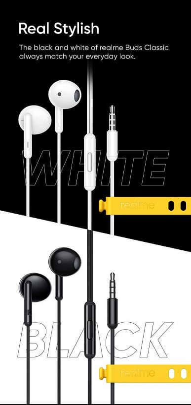 Доступные наушники Realme Buds Classic получили большие динамики