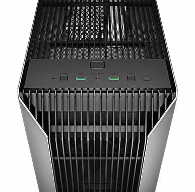 Передняя и верхняя панели корпуса DeepCool CL500 изготовлены из сетки